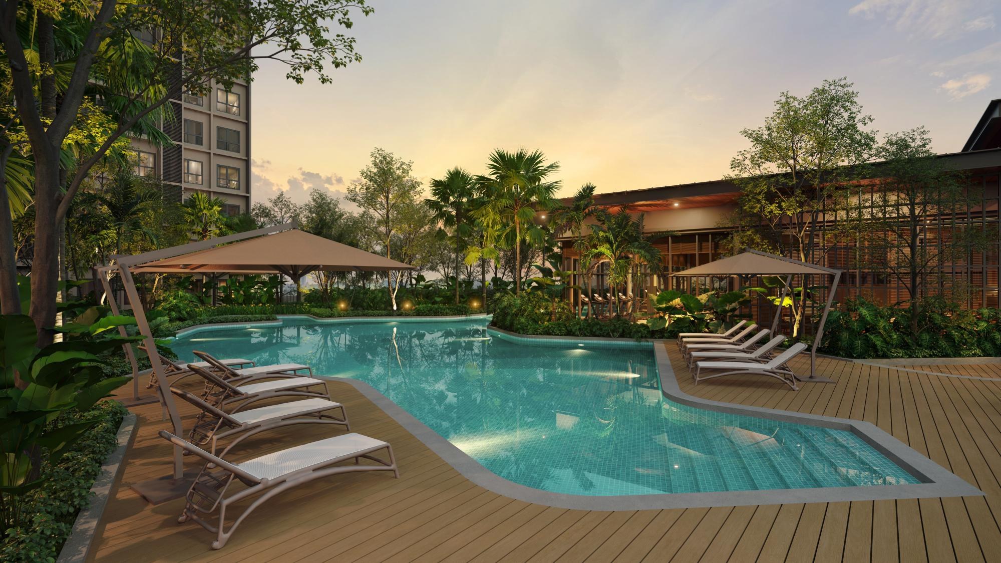 Artist impression of leisure pool
